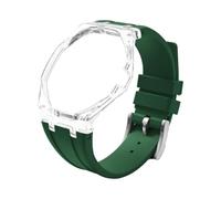Tyogeephy Glacier Clair Lanière en Silicone pour AP x Swatch Royal Pop - Adaptée au Boîtier en Biocéramique de 40 mm