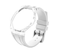 Tyogeephy Glacier Clair Lanière en Silicone pour AP x Swatch Royal Pop - Adaptée au Boîtier en Biocéramique de 40 mm