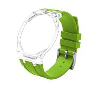 Tyogeephy Glacier Clair Lanière en Silicone pour AP x Swatch Royal Pop - Adaptée au Boîtier en Biocéramique de 40 mm