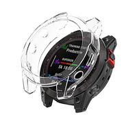 Tyogeephy Protecteur d'écran Coque Compatible avec Garmin Fenix 7 Mou Coque Accessoires Covers Résistant aux rayures Coques de protection complètes pour Garmin Fenix 7