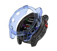 Tyogeephy Protecteur d'écran Coque Compatible avec Garmin Fenix 7X Mou Coque Accessoires Covers Résistant aux rayures Coques de protection complètes pour Garmin Fenix 7X