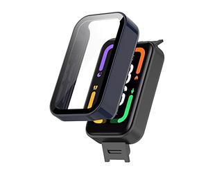 Tyogeephy Protecteur d'écran Coque Compatible avec Xiaomi Redmi Smart Band Pro Smartwatch Accessoires Covers Résistant aux rayures Complet Protection Coque pour Redmi Band Pro