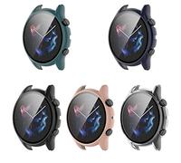 Tyogeephy Protecteur d'écran Coques Compatible avec Amazfit GTR 3 Pro/GTR 3 Watch TPU Mince Coque [3D Full Coverage] Coque de protection pour Amazfit GTR 3 Pro/GTR 3