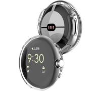 Tyogeephy Protection écran Coque pour Google Pixel Watch 2/Watch 1, Couverture Complète Étui de Protection D'écran en TPU Souple, Clair Antichoc Anti-Rayures Protecteur Bumper Housse