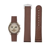 Tyogeephy Quick-release Bracelet compatible avec Omega Bioceramic MoonSwatch Collection/Seamaster 300, 20mm bracelet de rechange réglable en silicone souple