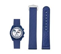 Tyogeephy Quick-release Bracelet compatible avec Omega Bioceramic MoonSwatch Collection/Seamaster 300, 20mm bracelet de rechange réglable en silicone souple