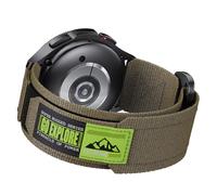 Tyogeephy Sangle Velcro en Nylon pour Garmin Fenix 6/7/8, Epix 2 Pro & Forerunner 955/965 - 20/22mm QuickFit, Respirant & Réglable