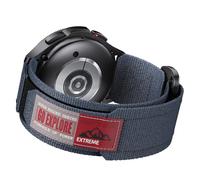 Tyogeephy Sangle Velcro en Nylon pour Garmin Fenix 6/7/8, Epix 2 Pro & Forerunner 955/965 - 20/22mm QuickFit, Respirant & Réglable