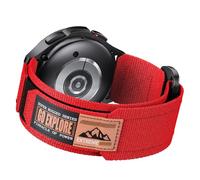 Tyogeephy Sangle Velcro en Nylon pour Garmin Fenix 6/7/8, Epix 2 Pro & Forerunner 955/965 - 20/22mm QuickFit, Respirant & Réglable