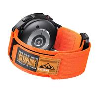 Tyogeephy Sangle Velcro en Nylon pour Garmin Fenix 6/7/8, Epix 2 Pro & Forerunner 955/965 - 20/22mm QuickFit, Respirant & Réglable