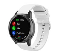 Tyogeephy Silicone Bracelet pour Garmin Vivoactive 4S / Venu 2S / Vivomove 3S, Mou Sport 18mm Quick Release Étanche Bracelet de remplacement pour Fossil Women's Gen 6 / Gen 5E