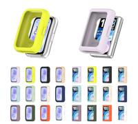 Tyogeephy Silicone Coque pour Huawei Band 11/11 NFC, Doux TPU Bumper Case avec Protecteur d'écran, Ultra Mince Étui de Protection Couverture Complète Cover pour 11/11 NFC