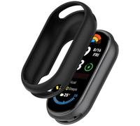 Tyogeephy Silicone Coque pour Xiaomi Mi Band 9/Band 8, Doux TPU Bumper Case avec Protecteur d'écran, Ultra Mince Étui de Protection Couverture Complète Cover pour Mi Band 9