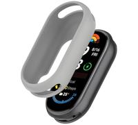 Tyogeephy Silicone Coque pour Xiaomi Mi Band 9/Band 8, Doux TPU Bumper Case avec Protecteur d'écran, Ultra Mince Étui de Protection Couverture Complète Cover pour Mi Band 9