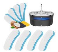 Tyonto Filtre pour Fontaine à Eau pour Chat, Pack de 4 Filtres, Adapté aux Fontaines 3,2L, Triple Action avec Charbon Actif, 2 Filtres par Pack