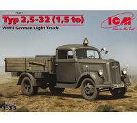 Typ 2,5 -32 (1,5 À ), Allemand WWII Lumière Camion 1:3 5 Plastique Model Kit Icm