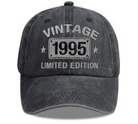 TypasTdqk Décorations vintage pour 30e anniversaire pour elle et lui, casquette de baseball 30 ans, chapeau édition limitée 1995, cadeau d'anniversaire de Noël pour mari frère