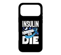 Type 1 Diabète T1D Sensibilisation à l'insuline Ou Die Femmes Hommes Coque pour iPhone 17 Pro Max