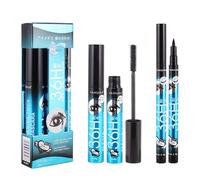 Type 2-Kit De Maquillage Pour Les Grands Yeux, Mascara Noir + Crayon Eyeliner, Fiber 4d, Étanche