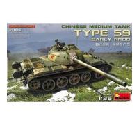 Type 59 Early Prod.chinese Medium Tank - 1:35e - Miniart
