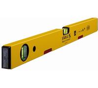 STABILA Niveau magnétique Type 70 M, 60 cm, léger profilé alu, système d'aimants aux terres rares fort, 1 fiole horizontale et 1 verticale, Made in Germany