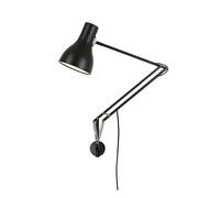 Anglepoise Type 75 Lamp with Wall Bracket Wandleuchte, Jet Black