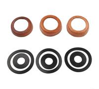 Type 90 Pump Leather Sleeve Kit 3 Sets OD 9cm | OD 9cm ID 4.9cm, fits Type 90 pumps, 3 leather cups, 6 silicone rings, garden orchard use