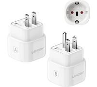 Type A and Type B Combo Travel Adapter for USA Canada Mexico Thailand Japan Travel Plug