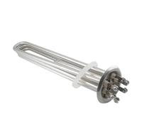 Type à bride Élément de chauffe-eau AC380V Diamètre de bride 63 mm Élément chauffant pour chaudière 6 kW / 9 kW / 12 kW (couleur : 9 kW 328 mm, taille : 380 V)