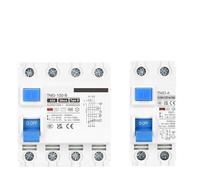 Type A Disjoncteur différentiel électromagnétique Classe B 4P 63A Disjoncteur différentiel électronique 2P AC RCBO Interrupteur d'air Protection contre les fuites (classe EM Type, 2P 63A)