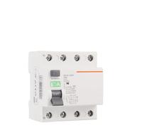Type A RCD RCCB Electromechanic Residual Current Circuit Breaker 30ma 2 Pole10KA 3P+N 4P 40A DC 230V EKL6-100H(25A)