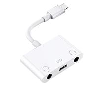 Type-C Carte Son Stéréo Externe 3.5mm Audio Jack Interface pour Ecouteurs, Haut-parleurs Ordinateurs