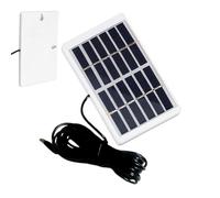 Type C Chargeur solaire rapide - Panneau de charge solaire étanche, chargeur portable 1,2W 6V | Générateur d'énergie renouvelable compacte à l'extérieur, solution d'alimentation électrique légère pour