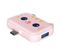 Type C Docking Station - Cute Computer Hub Station d'accueil 3 en -1 | Haute vitesse Transmission, Dock Laptop Docking StationMultiport Adapter Dock Dock Dongle, Station d'accueil pour téléphone