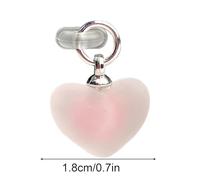 Type C Dust Plug - Phone Charging Port Cover, Heart Shape Guard | Portable Protective Connector Accessory Device Cap, Anti Debris Moisture Protection Insert Shield for Cell Phone Tablet Computer