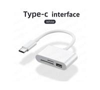 (Type C Plug(.398)) 3 in 1 Type-C Adapter TF CF SD Memory Card Reader OTG Writer Compact Flash USB-C for IPad Pro Huawei for Macbook USB Type C OTG