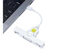 Type C Reader CAC - Adaptateur Smart Card USB C Pliable, Dispositif Portable Secure Pour L'accès À L'authentification | Taille Compact Avec Connexion Rapide, Lecteur De Carte Fiable