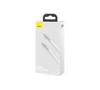 Baseus CATJK-C02 câble de téléphone portable Blanc 1 m USB C