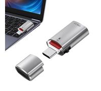 Type-C USB 3.0 - Lecteur de Carte TF Haute Vitesse, Adaptateur Portable | Le Voyant Lumineux Convivial Affiche clairement l'état de Connexion de l'appareil, garantissant Un de données t