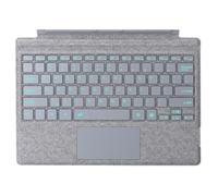 Type Cover pour Microsoft Surface Pro 7+ Pro 7 Pro 6 Pro 5 Pro 4 Pro 3 Génération Clavier sans fil portable fin avec pavé tactile Anthracite clair rétroéclairé