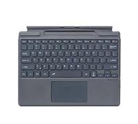 Type Cover pour Microsoft Surface Pro 8, 9, 10, X ou 11, clavier sans fil fin portable avec pavé tactile (Noir, pas de rétroéclairage)