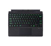 Type Cover pour Microsoft Surface Pro 8 Pro 9 Pro 10/ Pro X Pro 11 Génération - Clavier fin et portable sans fil avec pavé tactile - Noir rétroéclairé