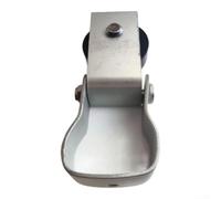 Type D pour rouleau coulissant supérieur, poulie en alliage d'aluminium de | Lot de 2 échelles télescopiques de rechange faciles à installer sans outil pour échelle télescopique Argenté 11 x 5 x 3 cm