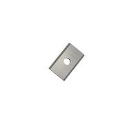 Type de balançoire Lame multifonction Outils de lame de carbure masque rectangulaire de 10 20mm (20mmx12mmx1.5mm) avec 2 trous et 4 lames pour menuiser les outils de tournage rugueux (Angle : Other)
