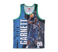 Type de basket-ball debardeur homme Nba Burst Mesh Tank No 21 Kevin Garnett Mintim couleurs originales de l'equipe ORIGINAL TEAM COLORS M