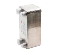 Type de chauffe-eau brasé par échangeur chaleur d'acier inoxydable 32 plaques SUS304 for l'approvisionnement en eau chaude Haute Efficacité(Same Side)