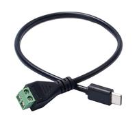 Type De Cordon Câble À Bornes 30 Cm C 2pin Conception sans Soudure Conception sans Soudure 9V 12V 20V 3A pour Le Ventilateur D'électronique LED Cord Corde PUILLE POURT
