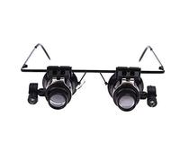 Type de Lunettes avec LED 20X loupe réparation Microscope Oeil Bijoux Montre réparation loupe Lunettes charitable