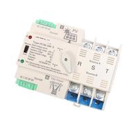 Type de rail de commutateur de transfert automatique solaire connecté au réseau 2P 3P 4P 63A 100A AC220V ATS alimentation du système photovoltaïque à l'alimentation commerciale W2R(PV 110V,3P 63A)