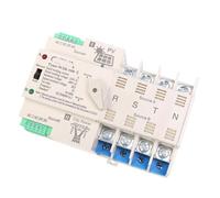 Type de rail de commutateur de transfert automatique solaire connecté au réseau 2P 3P 4P 63A 100A AC220V ATS alimentation du système photovoltaïque à l'alimentation commerciale W2R(PV 110V,4P 63A)